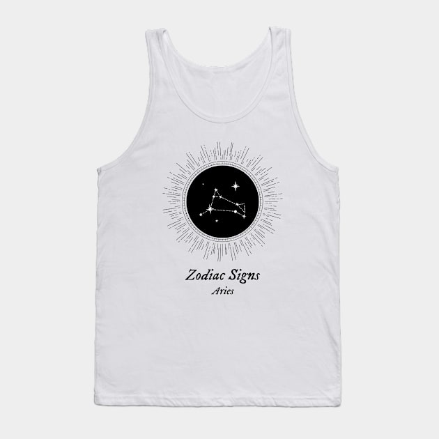 aries zodiac sign test Tank Top by husnimubarok